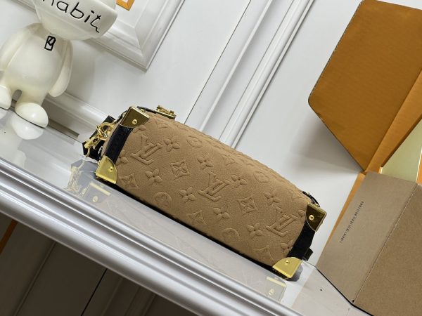 LV Side Trunk Suede Apricot Bag M46358 BC