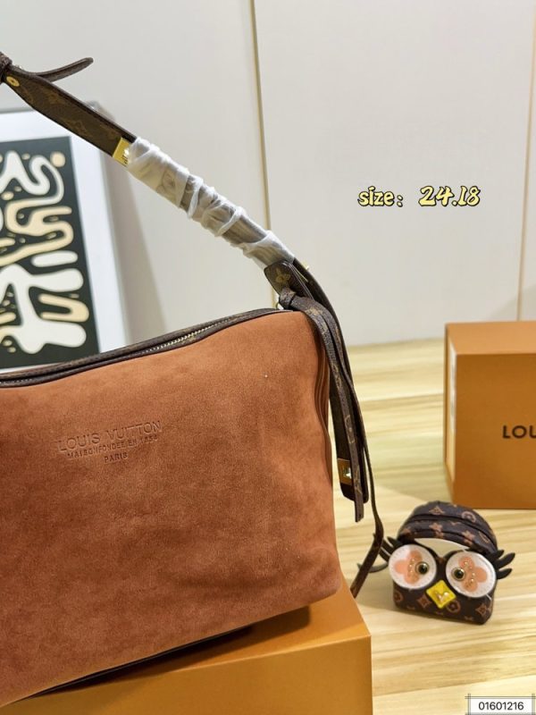 LV Low Key Hobo Suede Bag C2301250