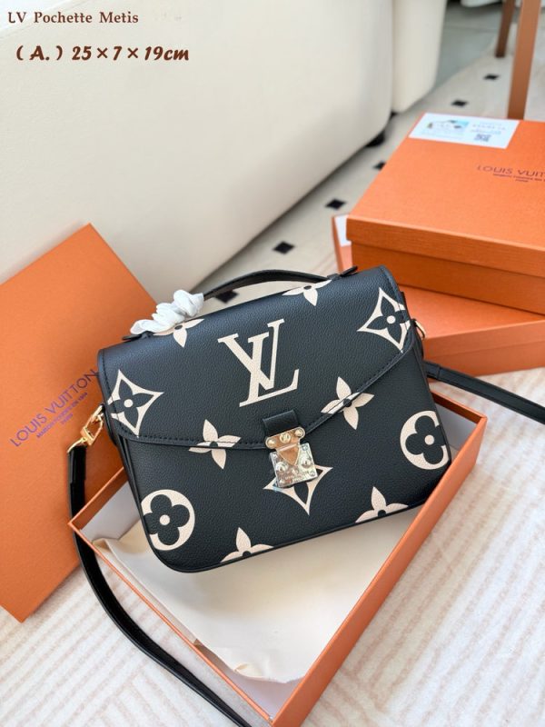 LV Set Pochette Metis Speedy 20 Black Bag C2301450