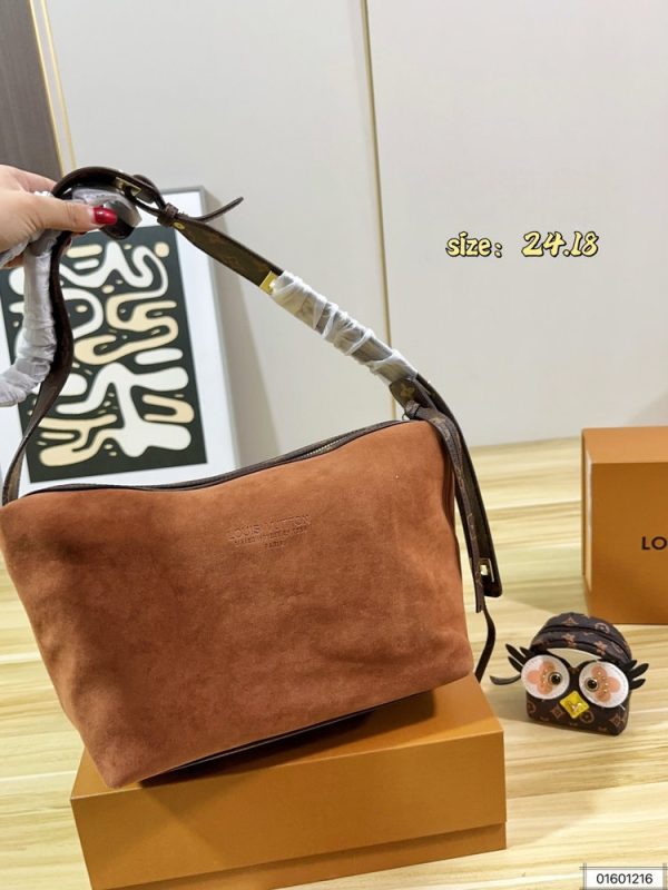 LV Low Key Hobo Suede Bag C2301250