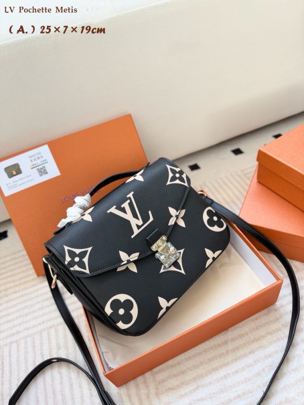 LV Set Pochette Metis Speedy 20 Black Bag C2301450