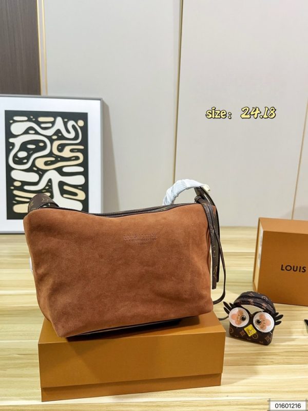 LV Low Key Hobo Suede Bag C2301250