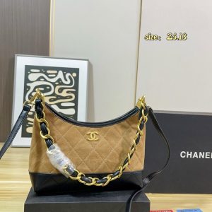 CN Small Hobo Bag Suede C2301250 CN Small Hobo Bag Suede C2301250