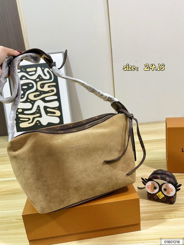 LV Low Key Hobo Suede Bag C2301250