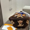 LV Giant Monogram Shearling Bumbag Brown C2301050