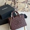 CN Quilted Leather Studded Square Vanity Case Bag C2301850