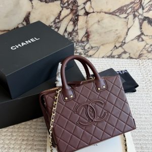 CN Quilted Leather Studded Square Vanity Case Bag C2301850