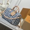 LV Speedy Bandoulière 30 Denim Woven Bag M13344-M99050 BC LV Speedy Bandoulière 30 Denim Woven Bag M13344-M99050 BC
