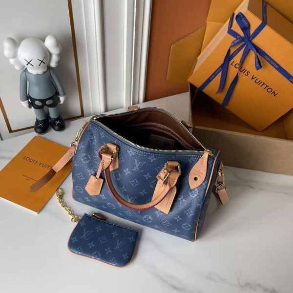 LV Speedy Bandoulière 30 Blue Bag M15282 BC