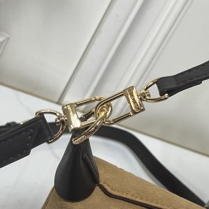 LV Pochette Mia Beige Suede Bag M2A252 BC