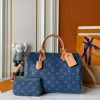 LV Speedy Bandoulière 30 Blue Bag M15282 BC