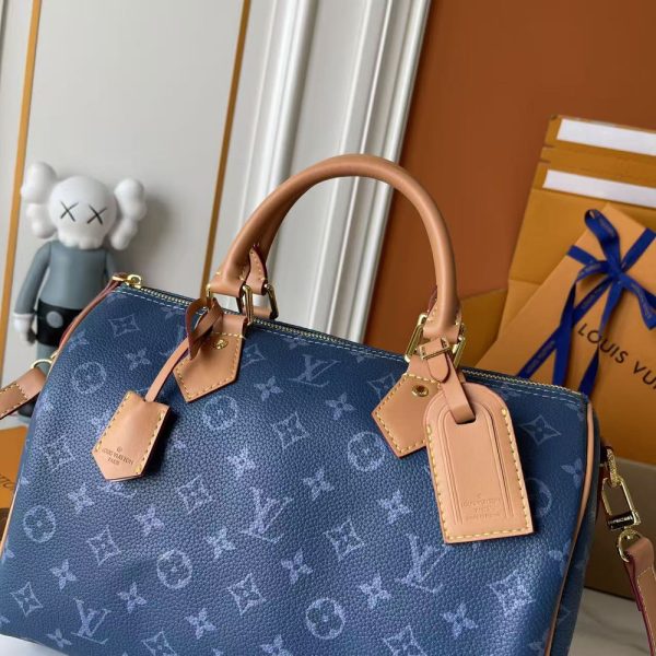 LV Speedy Bandoulière 30 Blue Bag M15282 BC