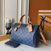 LV Speedy Bandoulière 30 Blue Bag M15282 BC