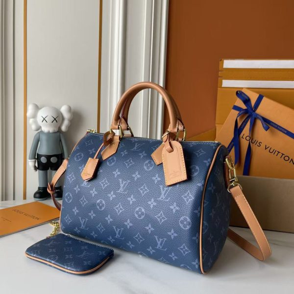 LV Speedy Bandoulière 30 Blue Bag M15282 BC