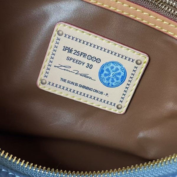 LV Speedy Bandoulière 30 Blue Bag M15282 BC