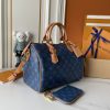 LV Speedy Bandoulière 30 Blue Bag M15282 BC