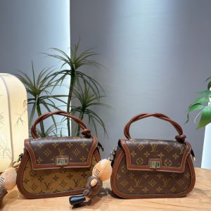 LV Retro Medieval Style Saddle Crossbody Bag C2301250